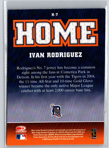 2005 Leaf #H-7 Ivan Rodriguez Home/Road X67