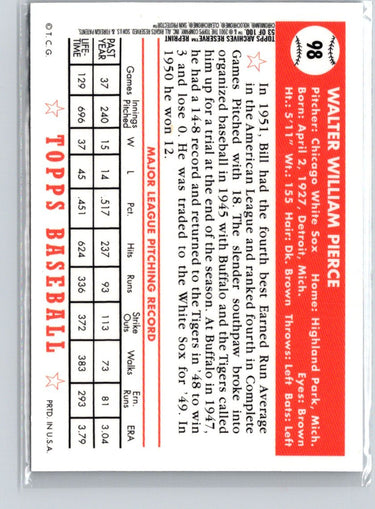 2001 Topps Archives Reserve #53 Billy Pierce X67