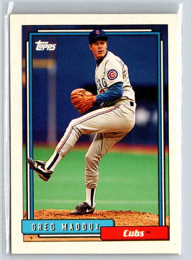 1992 Topps #580 Greg Maddux X69