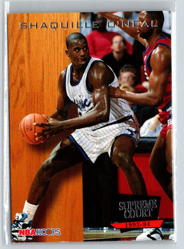 1993-94 Hoops #SC4 Shaquille O'Neal Supreme Court X69