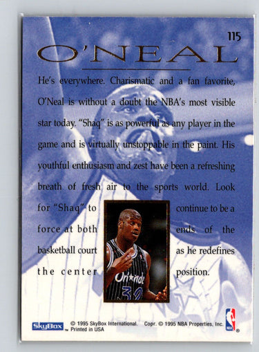 1994-95 SkyBox E-Motion #115 Shaquille O'Neal X70
