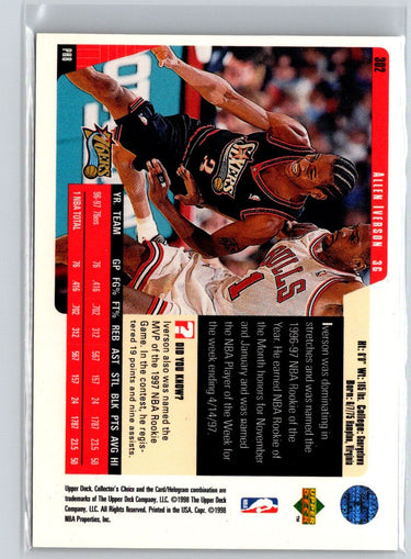 1997-98 Collector's Choice #302 Allen Iverson X70