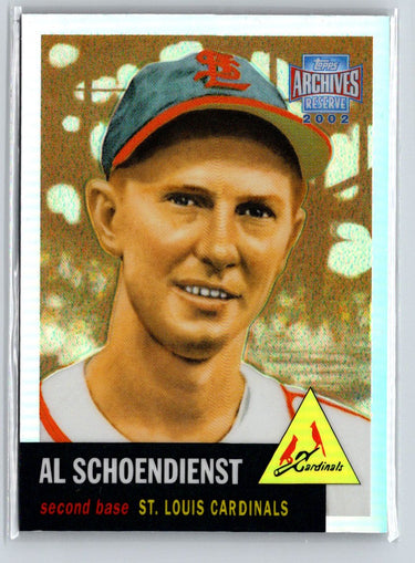 2002 Topps Archives Reserve #67 Al Schoendienst X70