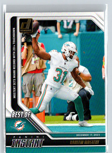 2024 Donruss #25 Raheem Mostert Best of Panini Instant Y66