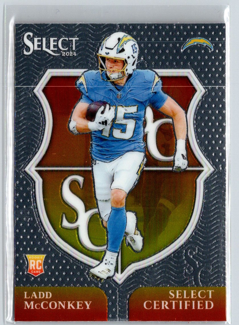 2024 Panini Select #16 Ladd McConkey Select Certified Rookies Y67