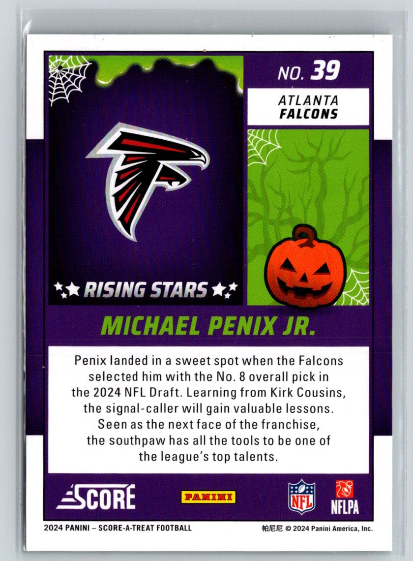 2024 Score-A-Treat #39 Michael Penix Jr. Rising Stars Green Bats Y67