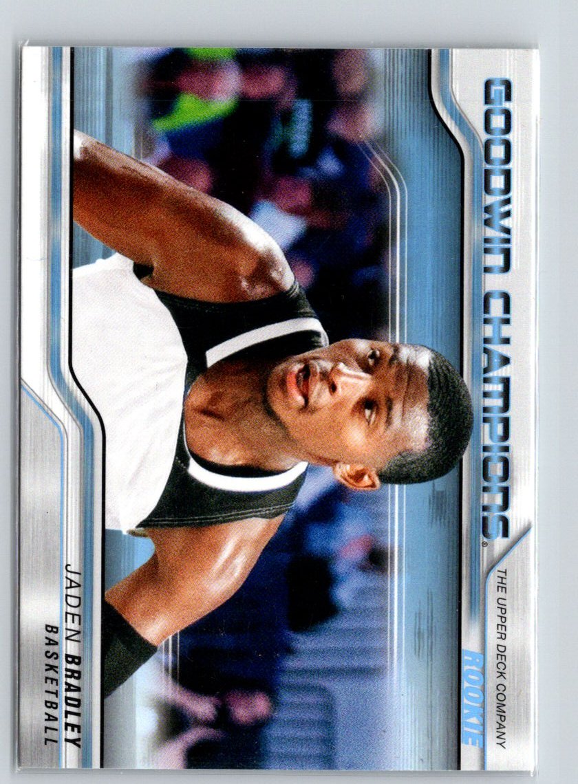 2023 Upper Deck Goodwin Champions #93 Jaden Bradley Royal Blue Y68