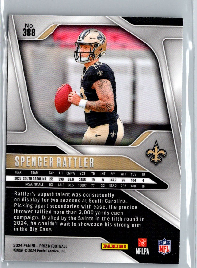 2024 Panini Prizm #388 Spencer Rattler Y68