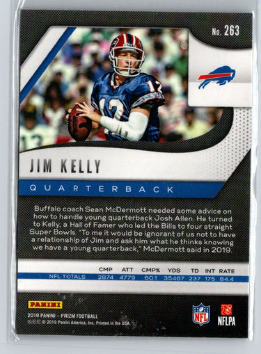2019 Panini Prizm #263 Jim Kelly Y69