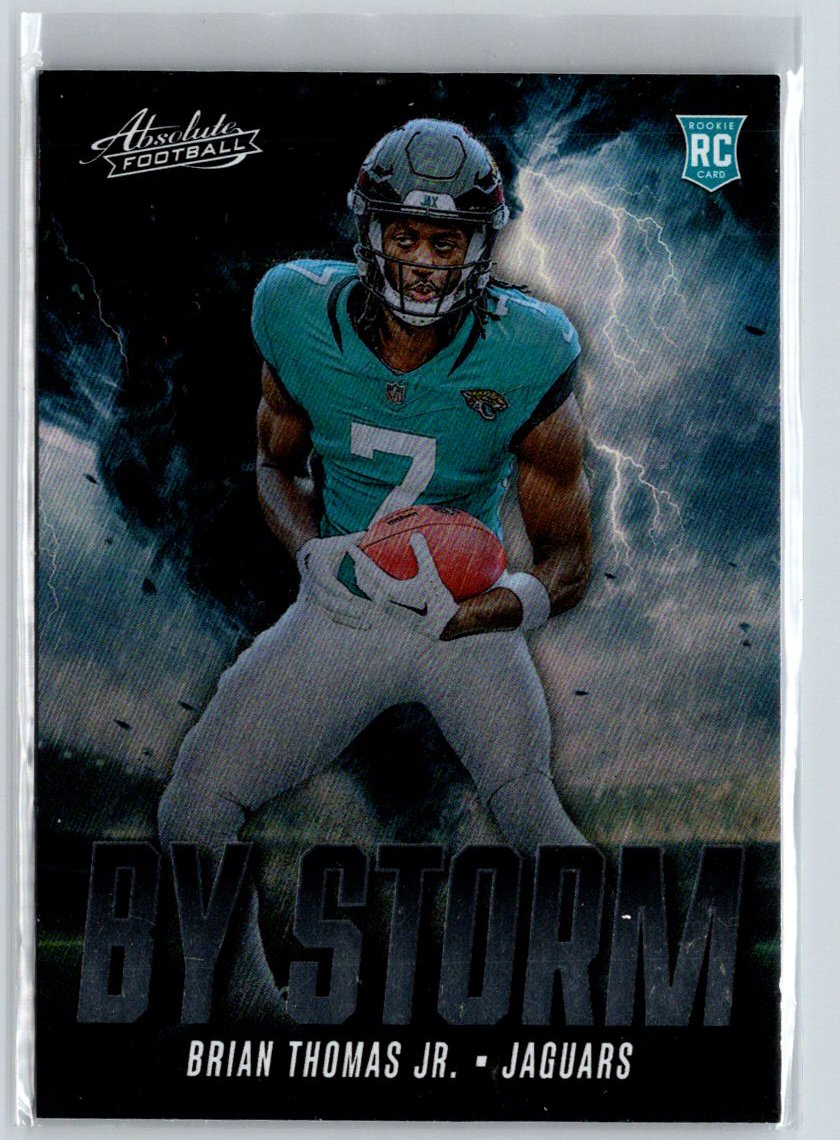 2024 Panini Absolute #BS-BTJ Brian Thomas Jr. By Storm Y69