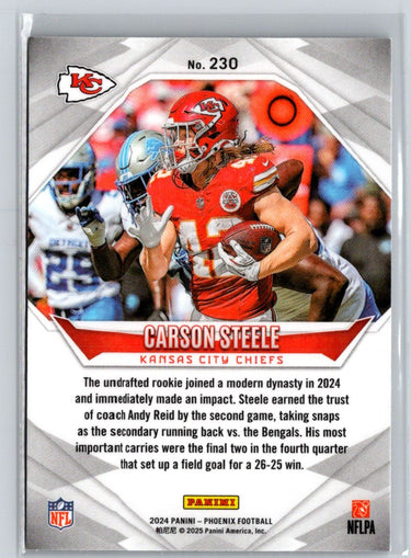 2024 Panini Phoenix #230 Carson Steele Y69