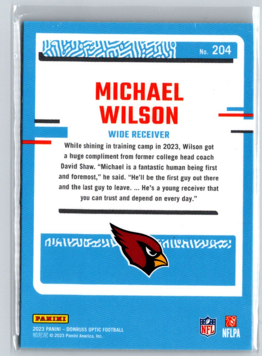 2023 Donruss Optic #204 Michael Wilson Y69