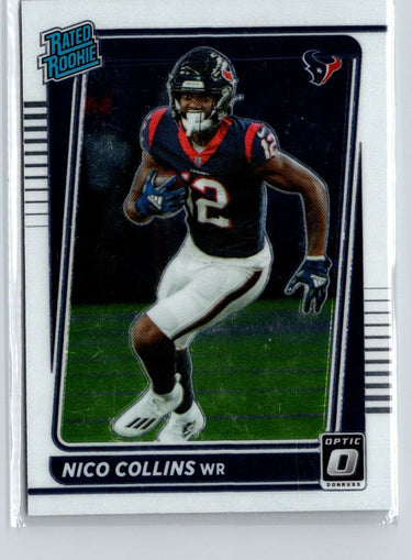 2021 Donruss Optic #230 Nico Collins Y69