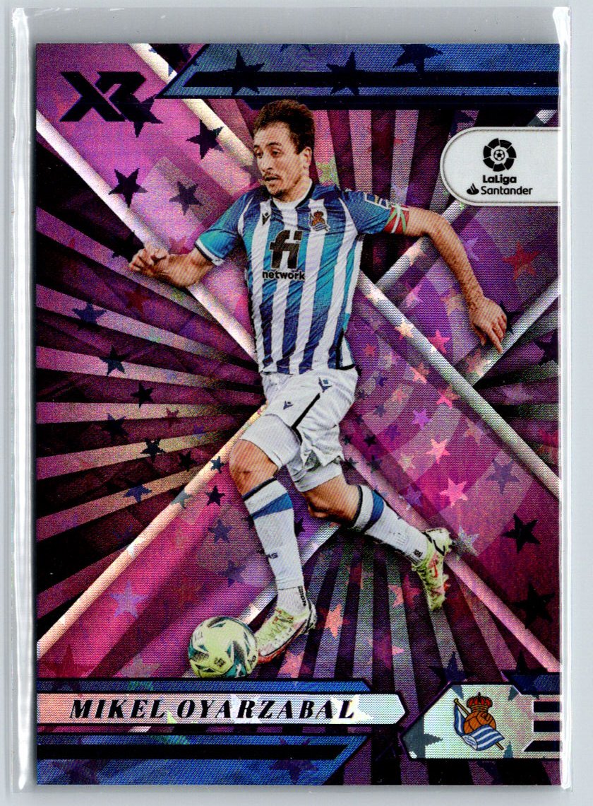 2021-22 Panini Chronicles #133 Mikel Oyarzabal XR La Liga Purple Astro Y70