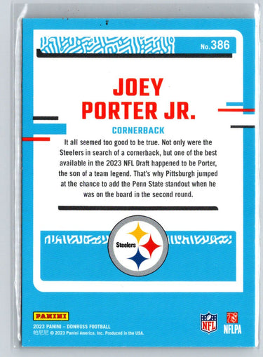 2023 Donruss #386 Joey Porter Jr. Y70