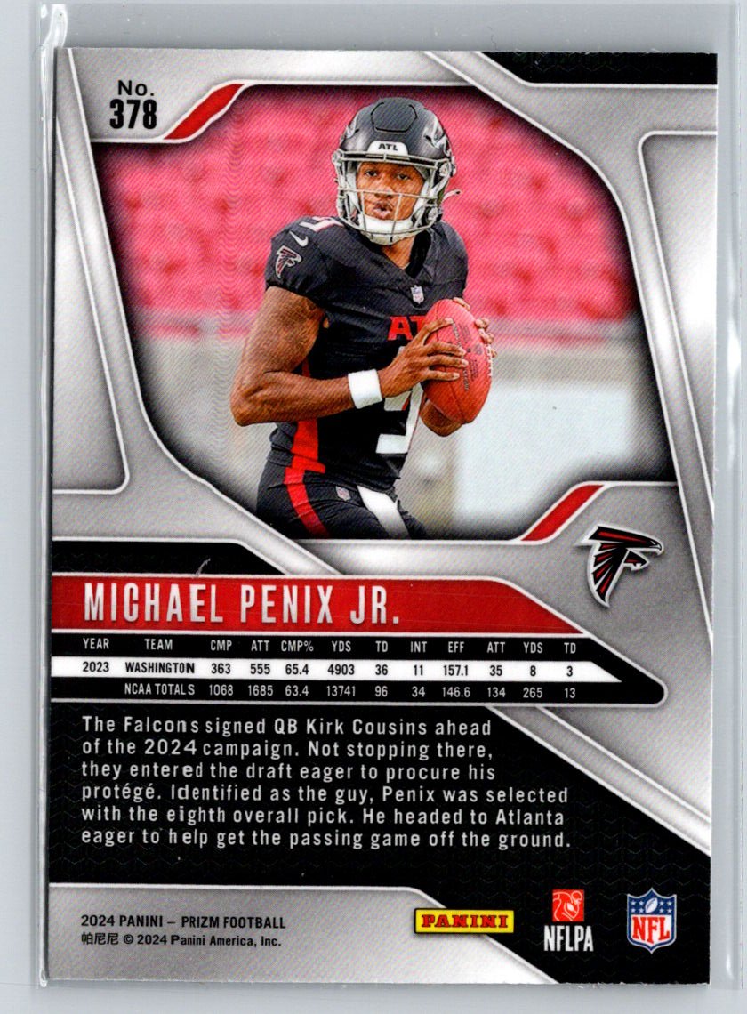 2024 Panini Prizm #378 Michael Penix Jr. Y70