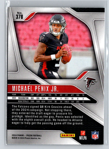 2024 Panini Prizm #378 Michael Penix Jr. Y70