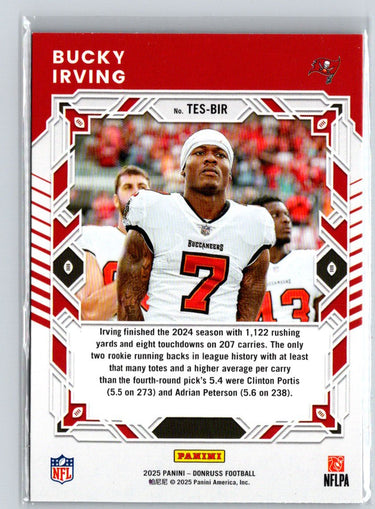 2025 Donruss #TES-BIR Bucky Irving The Elite Series Z62