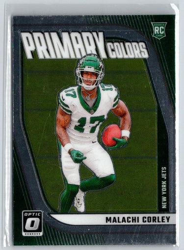 2024 Donruss Optic #9 Malachi Corley Rookie Primary Colors Z62