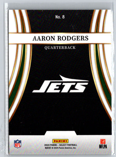 2024 Panini Select #8 Aaron Rodgers Turbocharged Z62