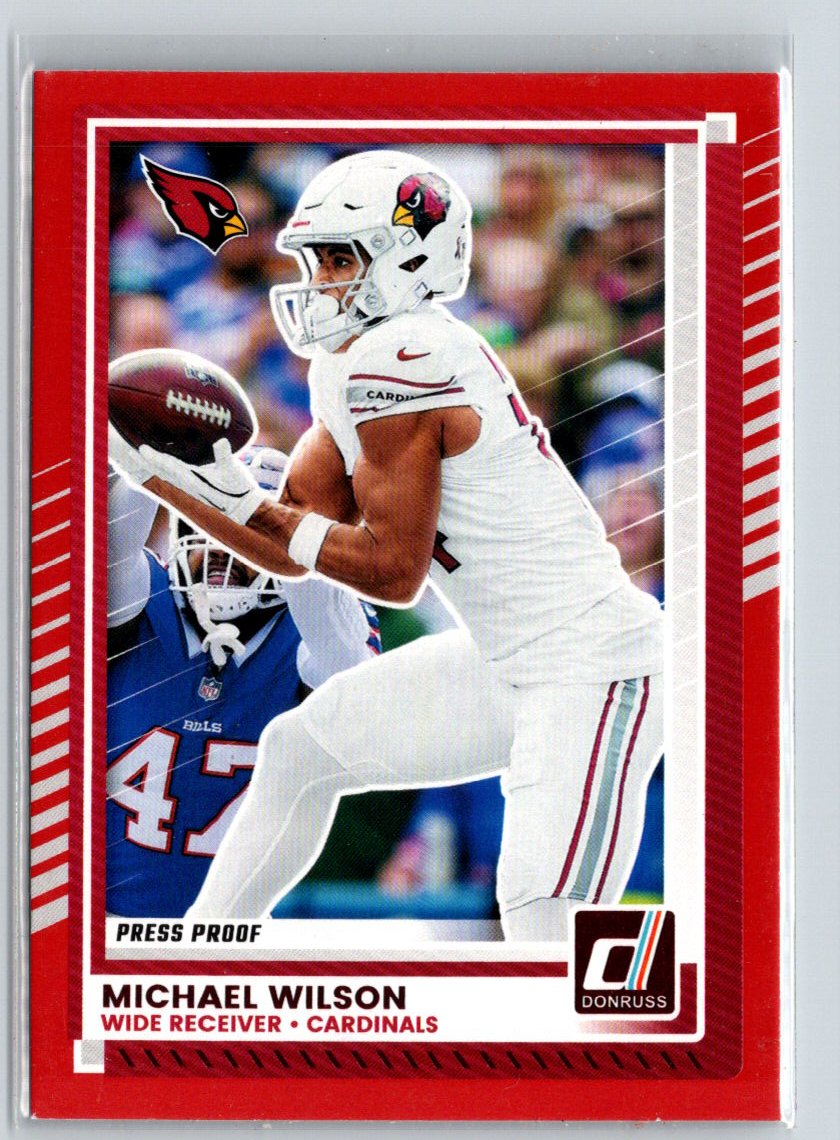 2025 Donruss #260 Michael Wilson Press Proofs Red Z62