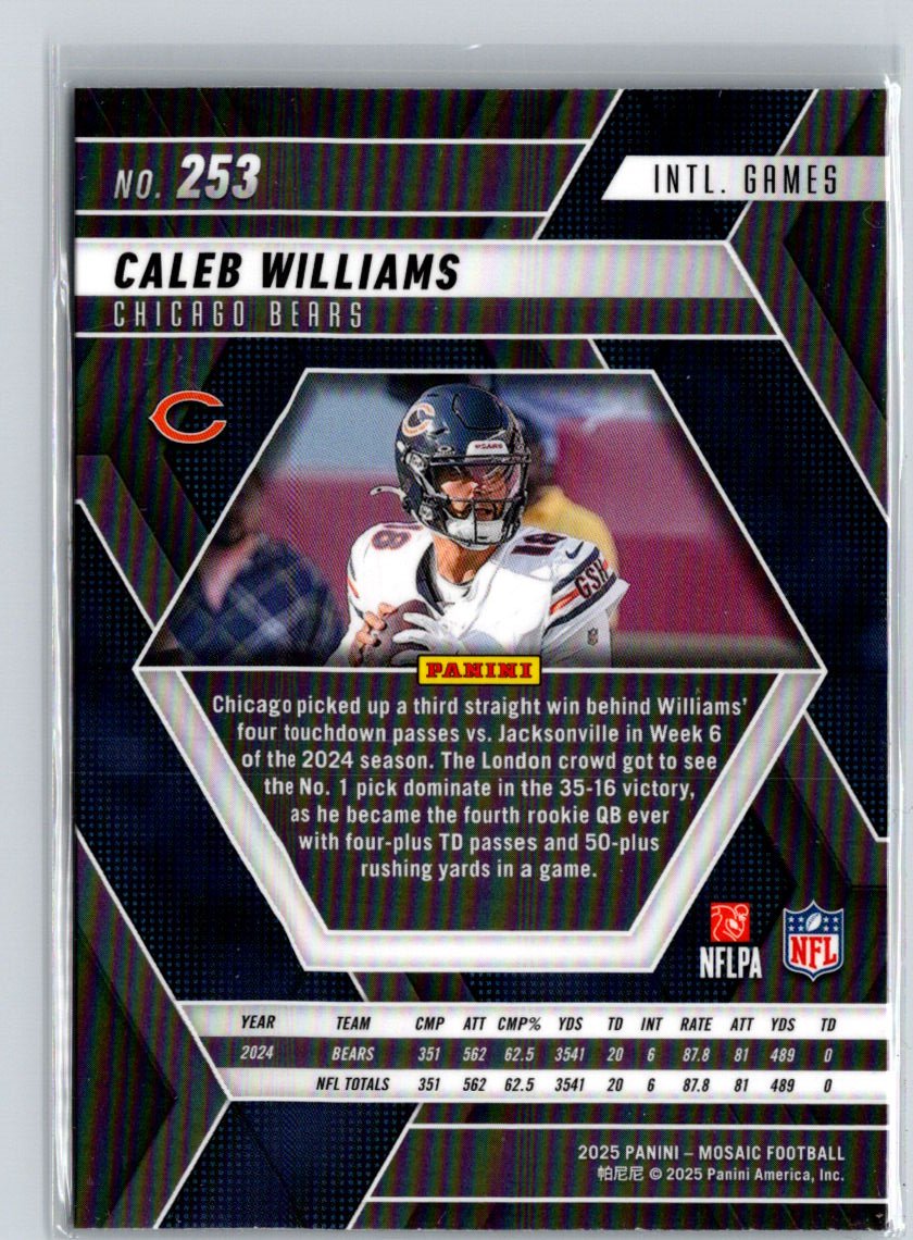 2025 Panini Mosaic #253 Caleb Williams Z63