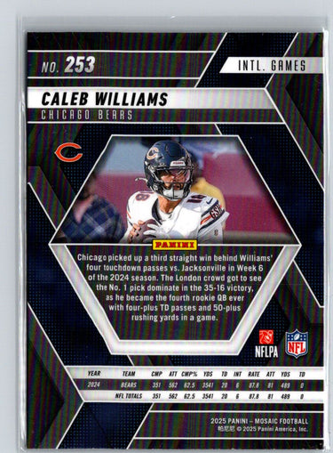 2025 Panini Mosaic #253 Caleb Williams Z63
