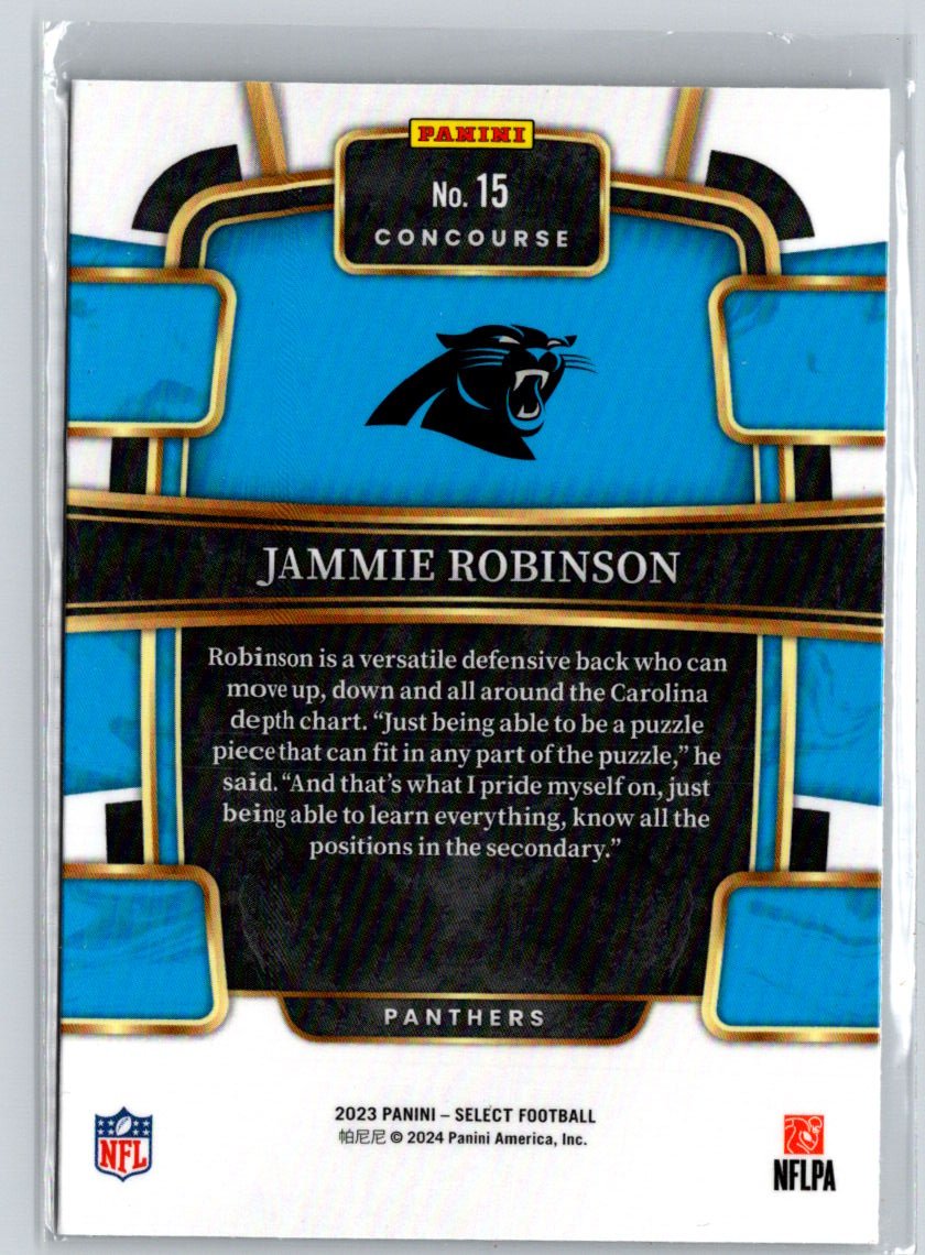 2023 Panini Select #15 Jammie Robinson Z63