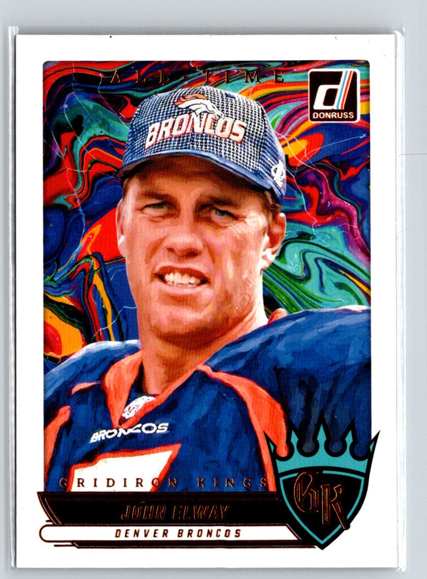 2025 Donruss #ATGK-JEY John Elway All-Time Gridiron Kings Z63
