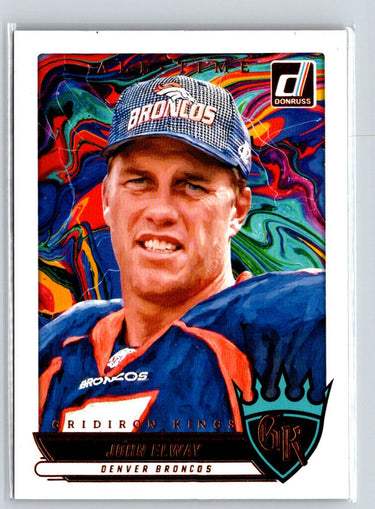 2025 Donruss #ATGK-JEY John Elway All-Time Gridiron Kings Z63