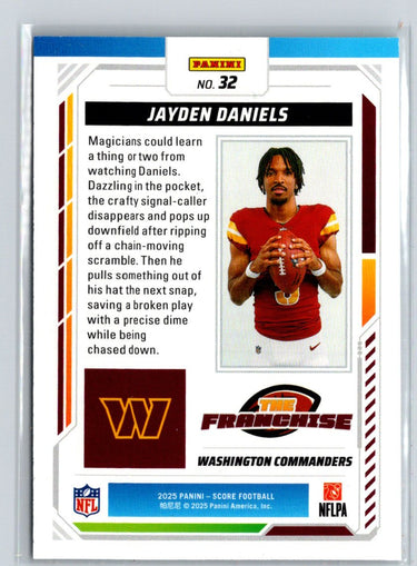 2025 Score #32 Jayden Daniels The Franchise Z63