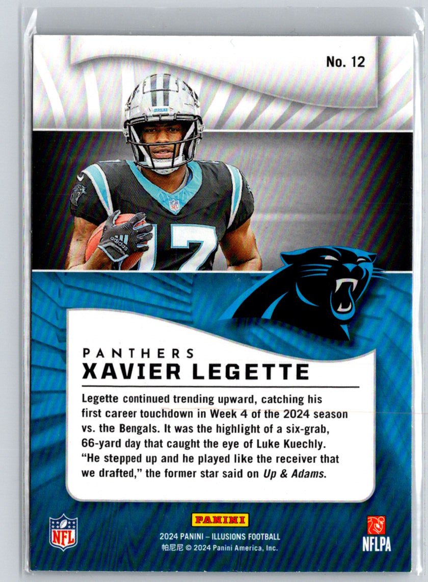 2024 Panini Illusions #12 Xavier Legette Retail Z64