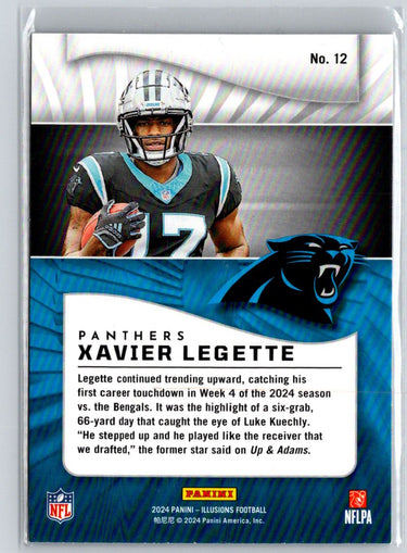 2024 Panini Illusions #12 Xavier Legette Retail Z64