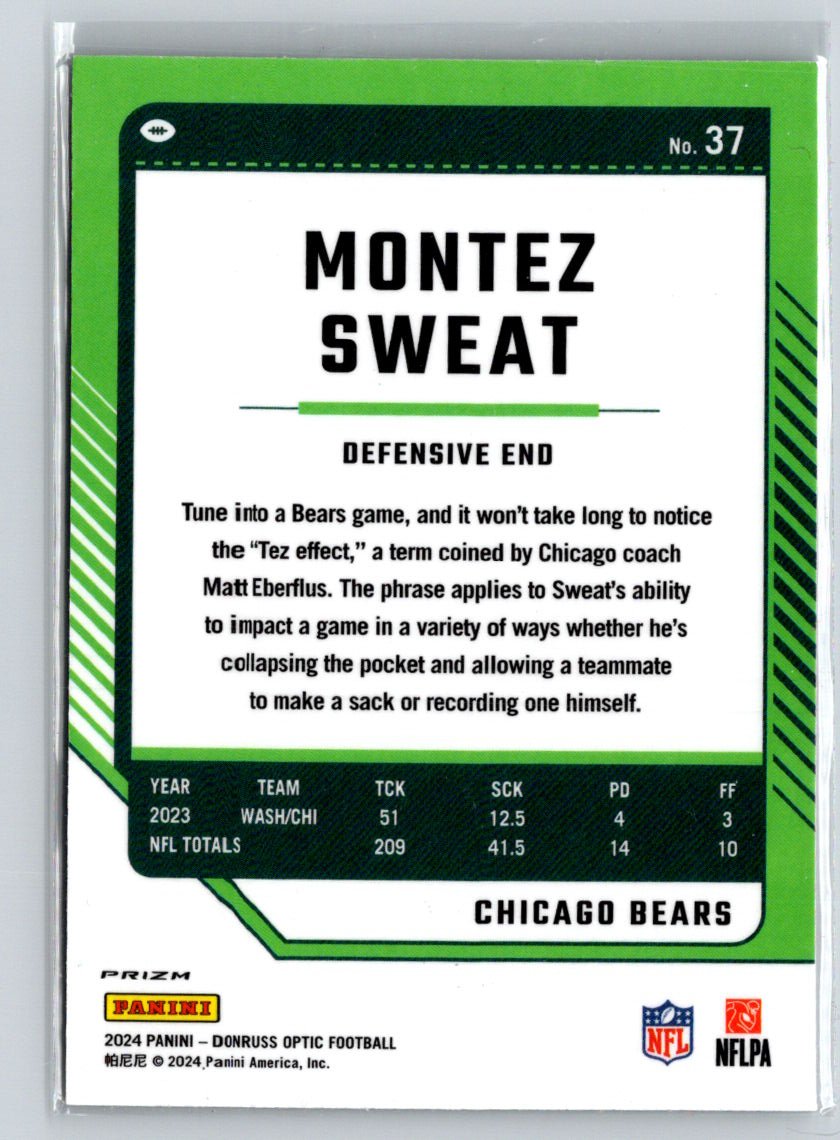 2024 Donruss Optic #37 Montez Sweat Holo Z64