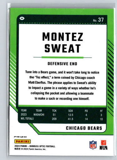 2024 Donruss Optic #37 Montez Sweat Holo Z64