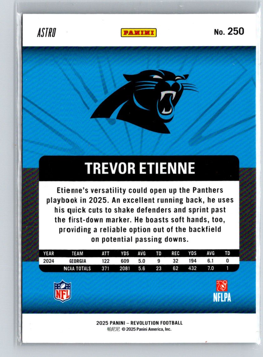 2025 Panini Revolution #250 Trevor Etienne Z64