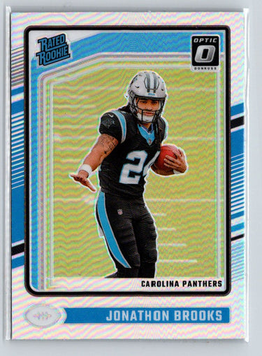 2024 Donruss Optic #258 Jonathon Brooks Aqua #/299 Z64