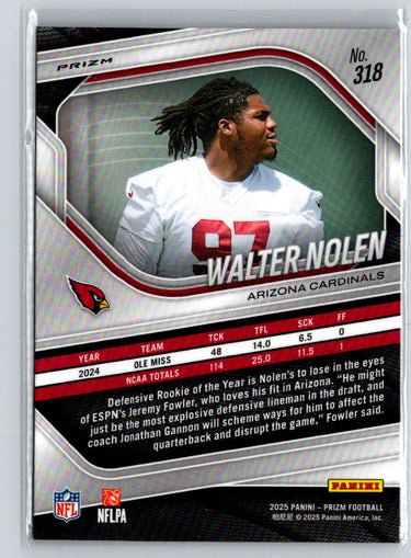 2025 Panini Prizm #318 Walter Nolen Lazer Z64