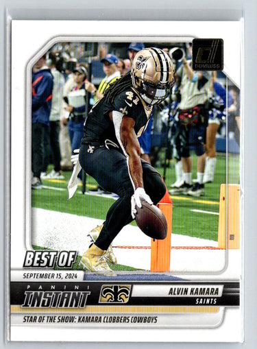 2025 Donruss #INS-AKA Alvin Kamara Best of Instant Z65