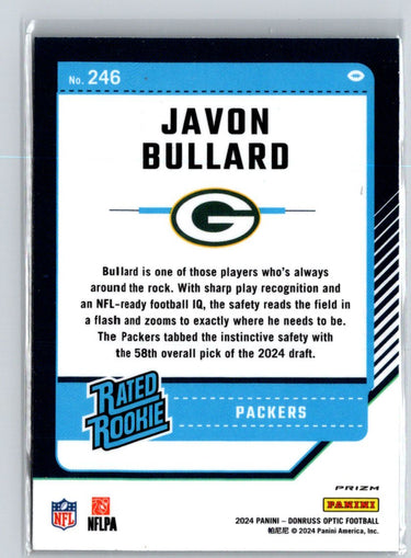 2024 Donruss Optic #246 Javon Bullard Holo Z66
