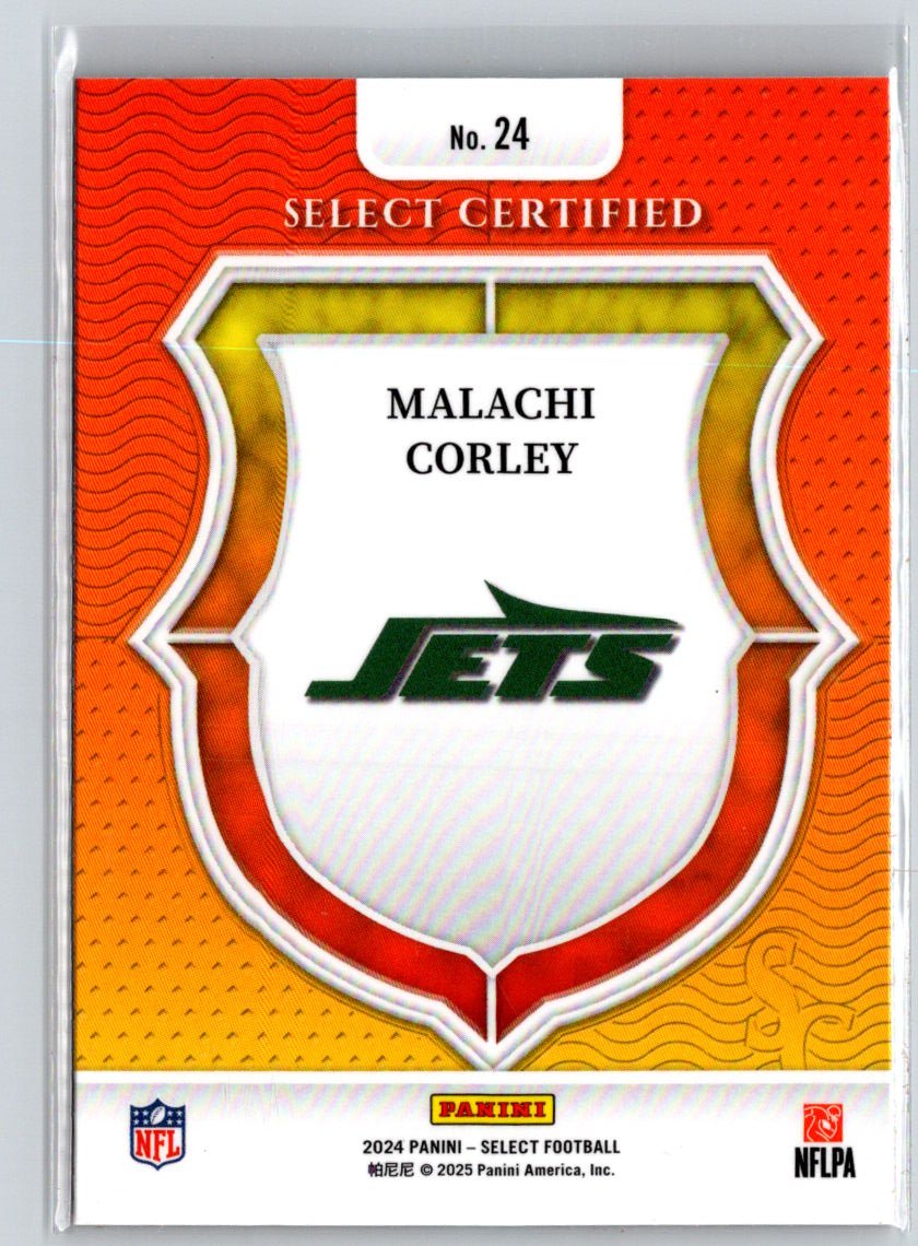 2024 Panini Select #24 Malachi Corley Select Certified Rookies Z66