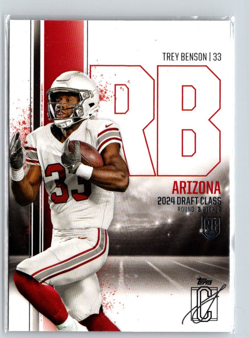 2024 Topps Signature Class #62 Trey Benson Bronze Z66