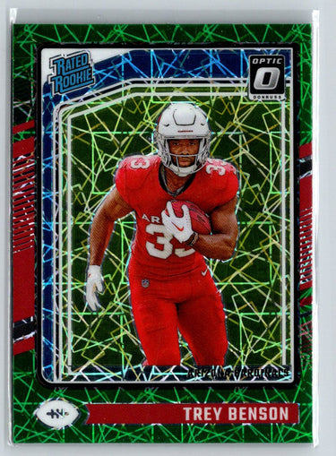 2024 Donruss Optic #293 Trey Benson Green Velocity Z67