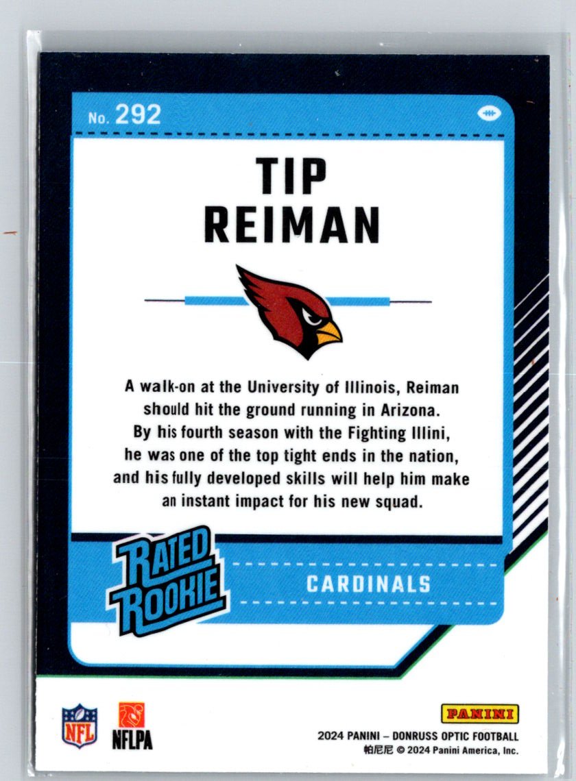 2024 Donruss Optic #292 Tip Reiman Z68
