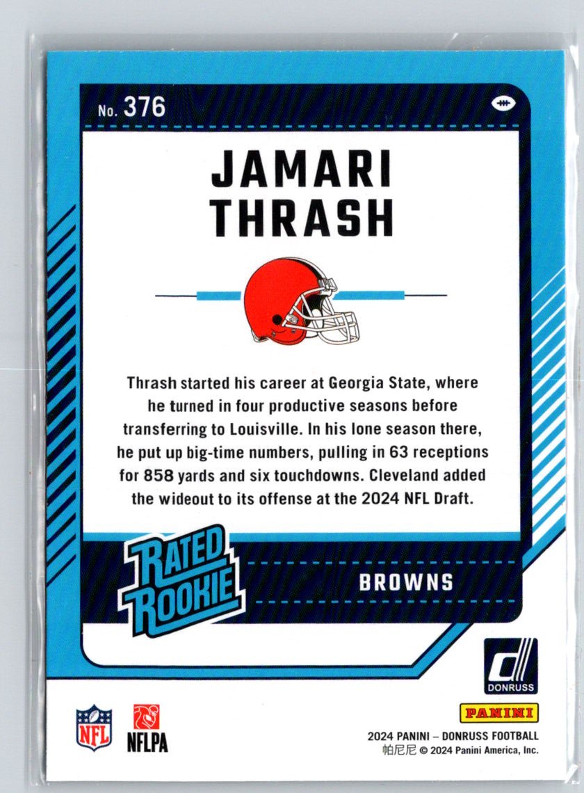 2024 Donruss #376 Jamari Thrash Z68
