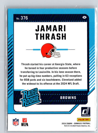2024 Donruss #376 Jamari Thrash Z68