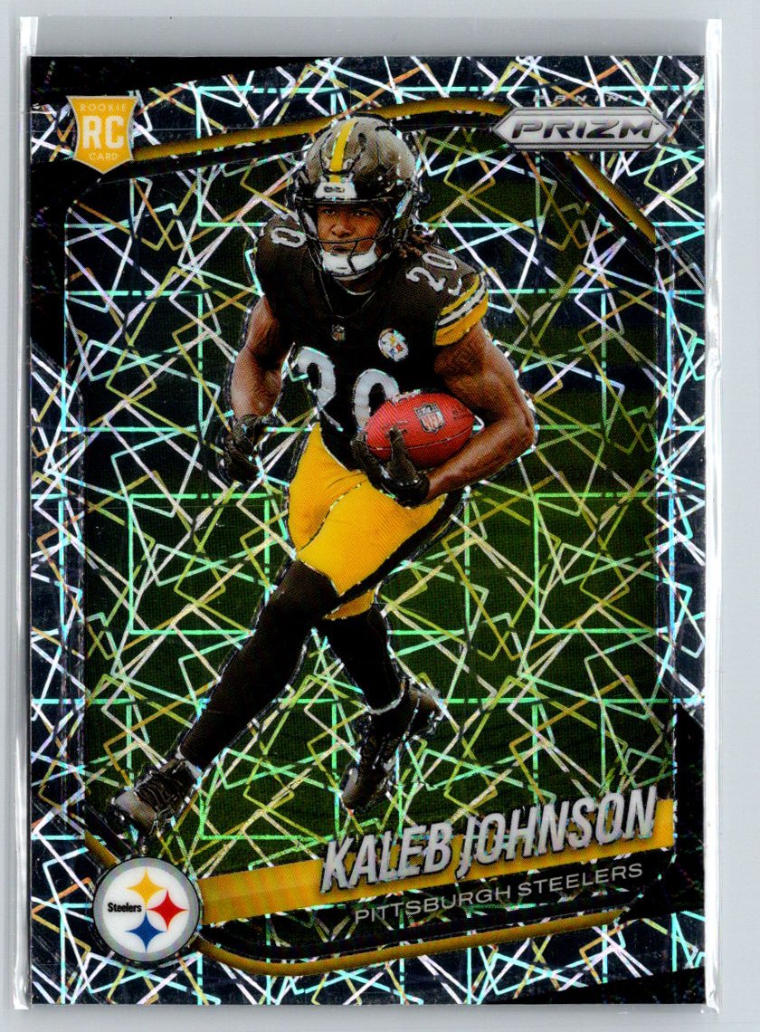 2025 Panini Prizm #375 Kaleb Johnson Lazer Z69