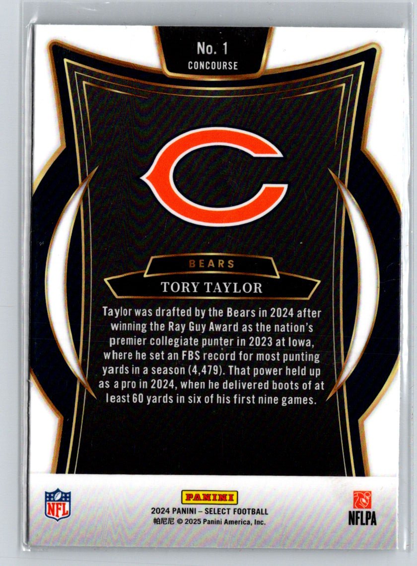 2024 Panini Select #1 Tory Taylor Z69