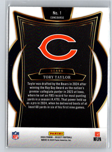 2024 Panini Select #1 Tory Taylor Z69