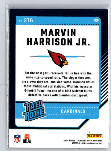 2024 Donruss Optic #276 Marvin Harrison Jr. Z69